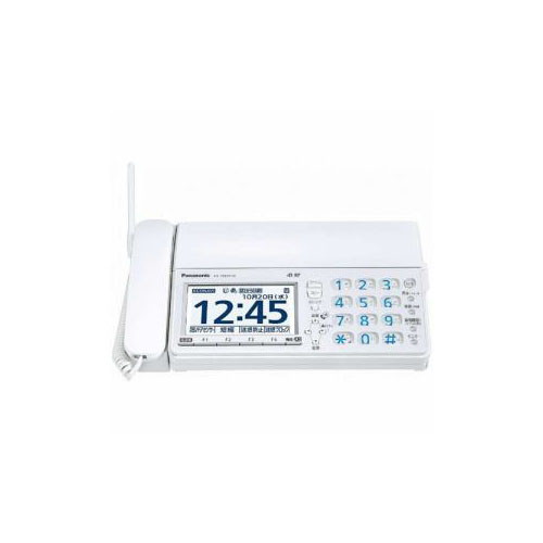 Panasonic デジタルコードレス普通紙FAX 「おたっくす」 （子機1台付き） ホワイト KX-PZ610DL-W