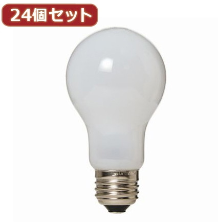 YAZAWA 24個セット 長寿命シリカ100W形 LW100V100WWLX24