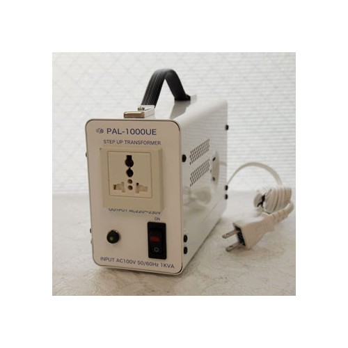 スワロー電機 受注生産のため納期約2週間アップトランス 100V→220・230V 1000W PAL-1000UE