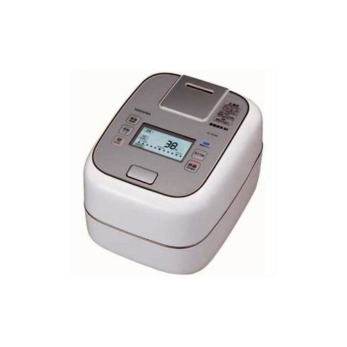 TOSHIBA 真空圧力IH炊飯器 「備長炭かまど本羽釜」 5.5合炊き グランホワイト RC-10ZWM-W