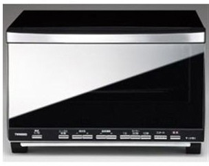 ツインバード ミラーガラスオーブントースター ブラック TSD058B
