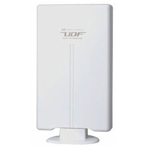 日本アンテナ UDF85B 屋外用薄型UHFアンテナ（ブースター内蔵型） 強・中・弱電界向け 水平/垂直編波用 F-PLUSTYLE（エフプラスタイル） ホワイト