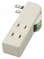 YAZAWA ブレーカー内蔵集中スイッチ付サイドタップ Y02SB310WH