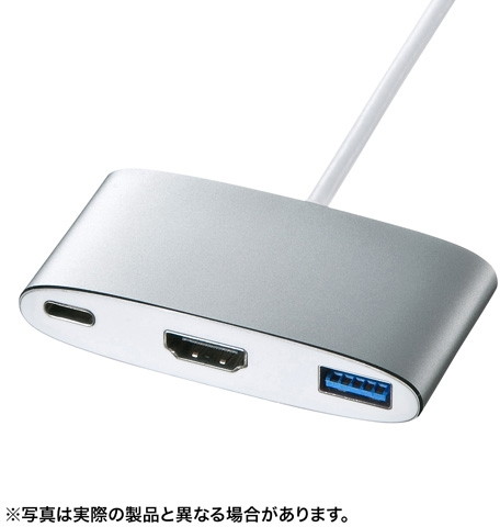 サンワサプライ USBTypeC-HDMIマルチ変換アダプタプラス AD-ALCMHDP01