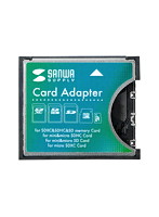 サンワサプライ SDXC用CF変換アダプタ ADR-SDCF1