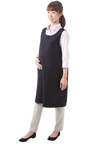 サンワサプライ OAエプロン（マタニティ・ネイビー） APR-404K