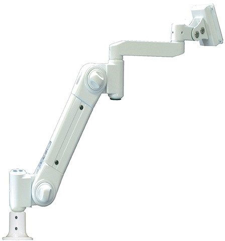 ライブクリエータ スイング式スタンダードアーム フランジ付グロメット固定 中荷重 アイボリー ARM2-11AG2