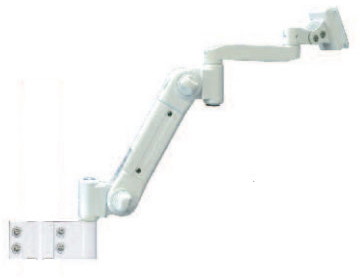ライブクリエータ スイング式スタンダードアーム ポール固定 中荷重 アイボリー ARM2-11AP40