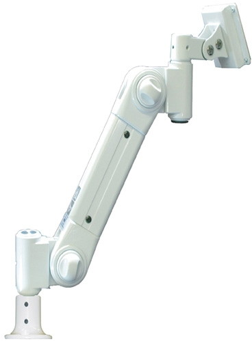 ライブクリエータ スタンダードアーム フランジ付グロメット固定 低荷重 アイボリー ARM2-20G2