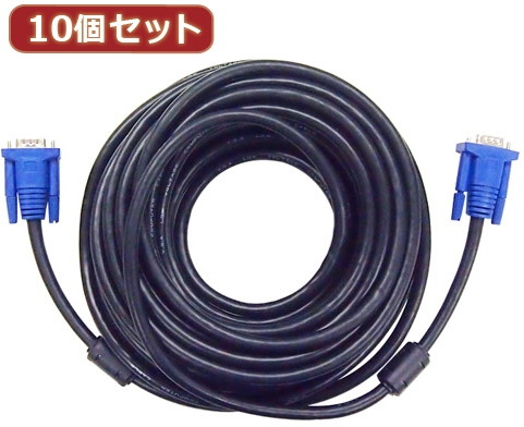 10個セット ディスプレイケーブル 黒 15m AS-CAPC036X10