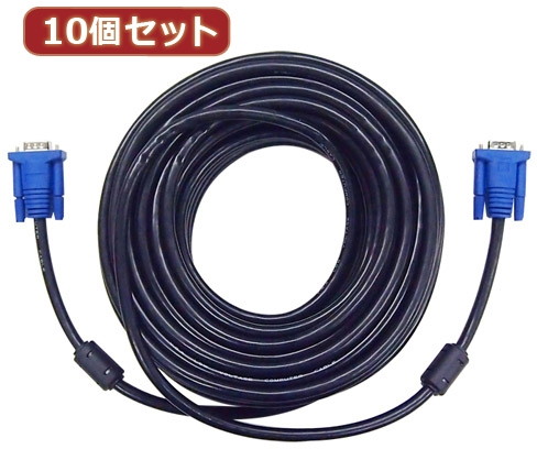 10個セット ディスプレイケーブル 黒 20m AS-CAPC037X10