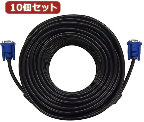 10個セット ディスプレイケーブル 黒 30m AS-CAPC038X10