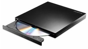 IOデータ USB 3.0対応 バスパワー＆オーサリングソフト付きポータブルDVDドライブ ブラック DVRP-UT8H 5,435円