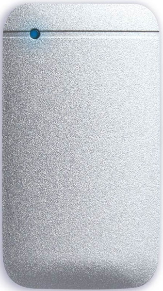 外付けSSD/ポータブル/USB3.2（Gen1）対応/TLC搭載/Type-C＆Type-Aケーブル付属/250GB/シルバー