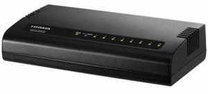 IOデータ Gigabit対応省電力機能付8ポートスイッチングハブ 黒 マグネット付 ETG-ESH08KCM