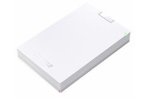 BUFFALO バッファロー ミニステーション USB3.1（Gen1）/USB3.0 ポータブルHDD 2TB ホワイト HD-PCG2.0U3-GWA