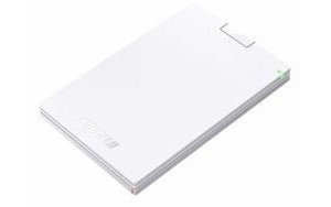 BUFFALO バッファロー ミニステーション USB3.1（Gen1）/USB3.0 ポータブルHDD 500GB ホワイト HD-PCG500U3-WA