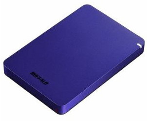 BUFFALO ポータブルHDD ブルー 1TB HD-PGF1.0U3-BLA