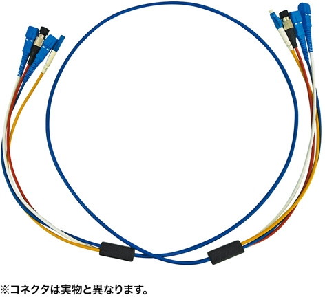 サンワサプライ ロバスト光ファイバケーブル HKB-FCFCRB1-10