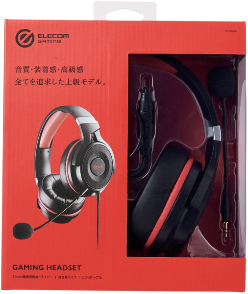 ゲーミングヘッドセット/HS-G60/オーバーヘッド/ブラック HS-G60BK