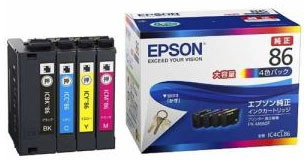 EPSON 純正 インクパック 4色パック 大容量タイプ IC4CL86