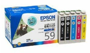 EPSON 純正インクカートリッジ 5本パック IC5CL59 5,367円