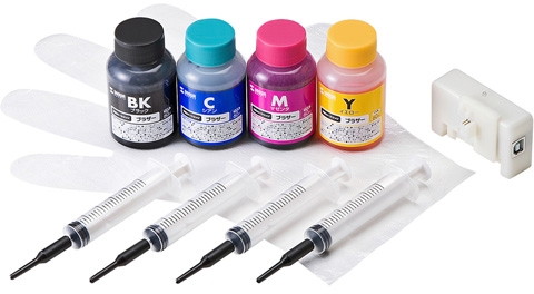 サンワサプライ 詰め替えインクLC211・LC213・215・217対応 INK-LC213BS60R