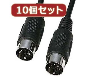 10個セットサンワサプライ MIDIケーブル（3.6m） KB-MID01-36X10