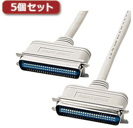 5個セット サンワサプライ SCSIケーブル KB-SCC1KX5