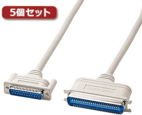 5個セット サンワサプライ SCSIシステムケーブル KB-SCM1K2X5