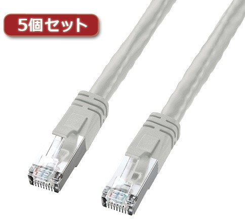 5個セット サンワサプライ PoECAT6LANケーブル KB-T6POE-10X5 15,829円