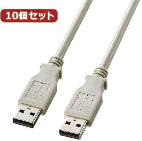 10個セット サンワサプライ USBケーブル KB-USB-A1K2 KB-USB-A1K2X10 8,438円