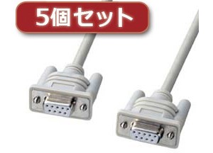5個セット サンワサプライ エコRS-232Cケーブル（2m） KR-ECLK2X5 7,537円