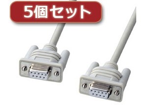 5個セット サンワサプライ エコRS-232Cケーブル(2m) KR-ECM2X5 7,905円