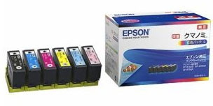 EPSON 純正 インクカートリッジ（増量6色パック） クマノミ KUI-6CL-L