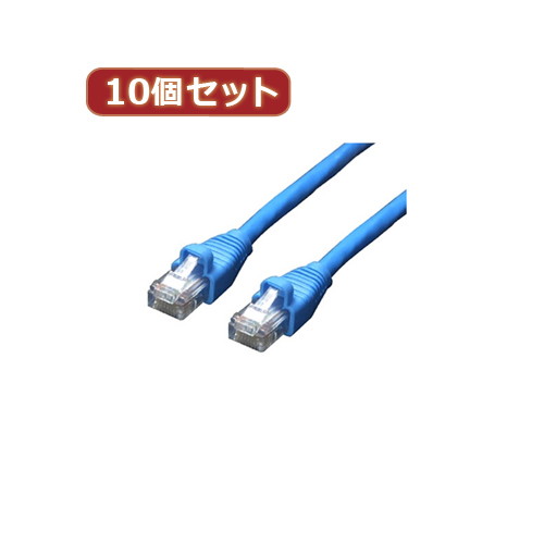 変換名人 10個セット LANケーブル CAT6 3.0m LAN6-CA300X10