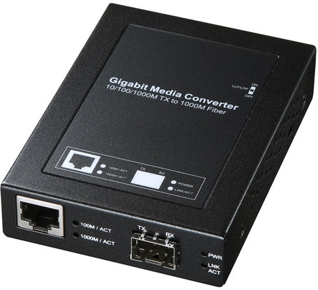 サンワサプライ 光メディアコンバータ LAN-EC212RF
