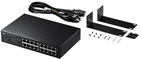 サンワサプライ Giga対応スイッチングハブ（16ポート）ループ検知機能つき LAN-GIGAH16L