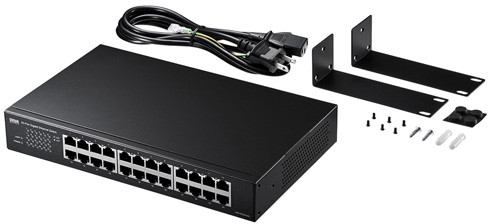 サンワサプライ Giga対応スイッチングハブ（24ポート）ループ検知機能つき LAN-GIGAH24L