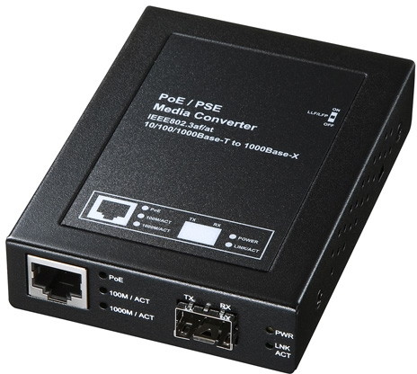 サンワサプライ 光メディアコンバータ LAN-PSC212RF