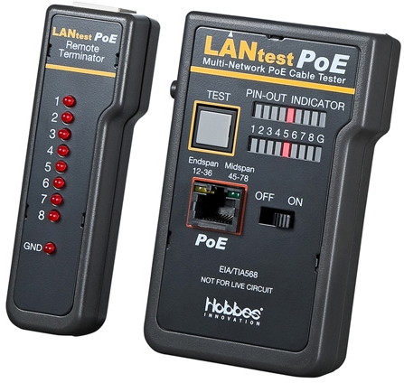 サンワサプライ PoELANケーブルテスター LAN-TST5
