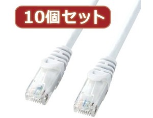 10個セットサンワサプライ カテゴリ6UTPLANケーブル LA-Y6-02WX10 5,558円