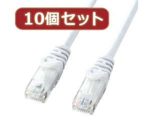 10個セットサンワサプライ カテゴリ6UTPLANケーブル LA-Y6-03WX10