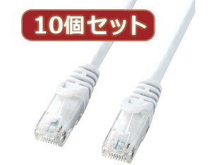 10個セットサンワサプライ カテゴリ6UTPLANケーブル LA-Y6-05WX10