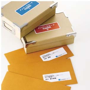 サンワサプライ マルチラベル（12面・横長） LB-EM14N-5