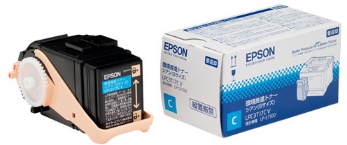 EPSON 環境推進トナー シアン （Sサイズ） LPC3T17CV