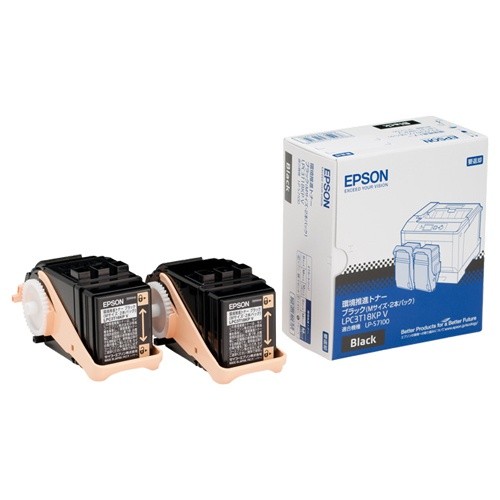 EPSON 環境推進トナー ブラック （Mサイズ×2） LPC3T18KPV