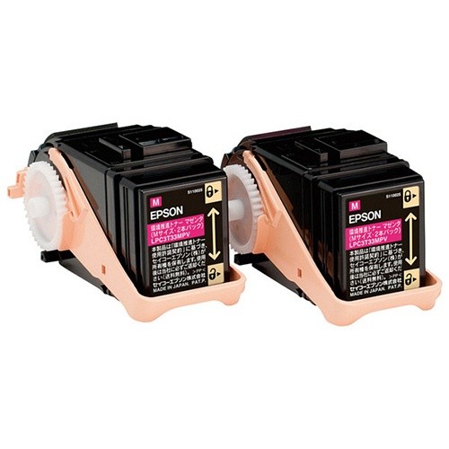 EPSON 環境推進トナー マゼンタ （Mサイズ×2） LPC3T33MPV