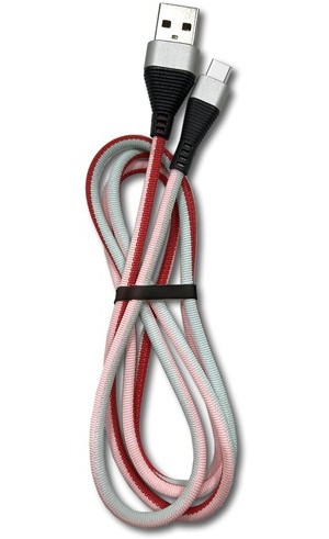 20個セット Lazos Type-Cケーブル ピンク L-TC-M1X20