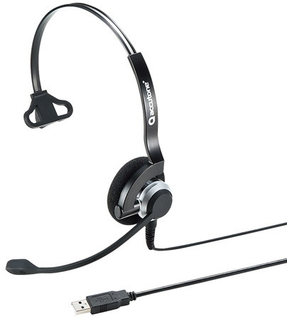 サンワサプライ USBヘッドセット MM-HSU07BK